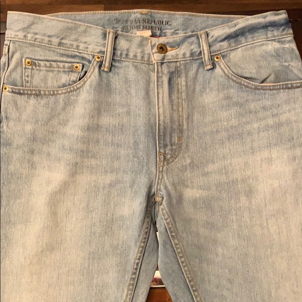 Banana Republic Men’s Vintage Straight Jeans